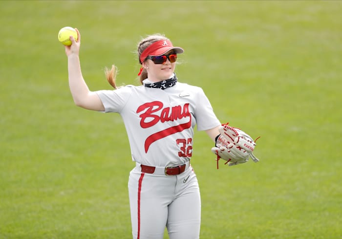 Alabama softball player Kat Grill